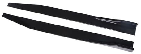 Uklal 2 PCS Auto ABS Seitenschweller, Für Golf 4 2018-2024 Seitenschürze Splitter Zubehör Flügel Diffusor Car Styling Dekoration Zubehör,B/120cm