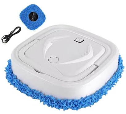Riaisttd Trapeador automático de piso, robot de barrido eléctrico recargable, trapeador inteligente con función de humidificación, robot de vacío multiusos, robot de vacío para azulejos
