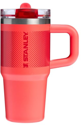 Stanley Quencher Pro Tour Flipstraw - Vaso de 396.9 g, coral caliente (caja)