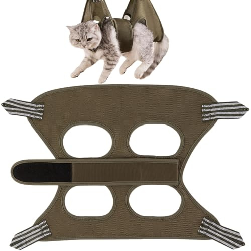 ZLXFT Haustier Hängematte für Hunde und Katzen,Hängematte Hundepflege Krallenschere,Haustier Hängematte für Ohren Augenpflege Fellpflege,Nägelschneiden,Baden und Waschen