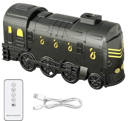 Oil Diffuser, 7 Colour Lights Humidifier Train Scent Decor – Oil Humidifier with Remote Control | for Home, Office, Bedroom, Yoga Studio, Meditation, Spa, Hotel Coi