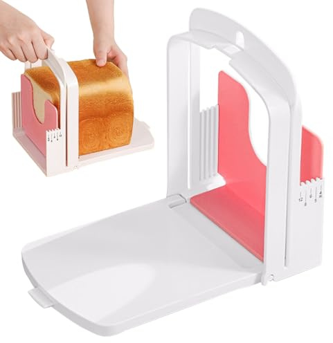 Trancheuse À Paįn Pour Paįn Fait Maison – Coupe-sandwich Pliable, Trancheuse À Pàin Manuelle, Trancheuşe À Pàin Au Levain | Outil De Cuisson De Cuisine, Guide De Coupe De Păin Réglable Et Portable, Di