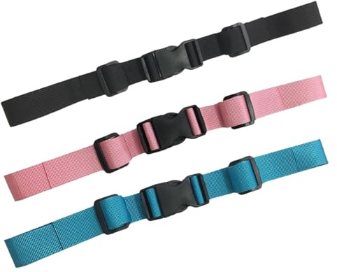 Cintura toracica nera – regolabile con fibbia di 37 cm | ricambio multiuso per borse per la scuola, design sottile, comoda e sicura per escursioni, campeggio, zaino e attività all'ar