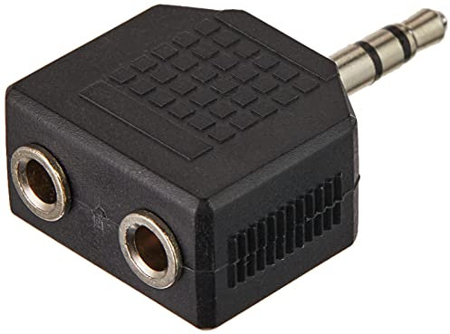 Hama Audio-Adapter, 3,5-mm-Klinken-St. - 2 x 3,5-mm-Klinken-Kupp., Stereo
