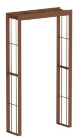 ELEO Rosenbogen Savona, rostoptik, 2,3 x 1,2 m