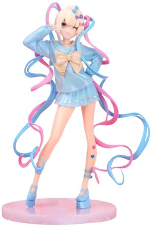 Jiumaocleu NEEDY GIRL OVERDOSE Figur, 20 cm KANGE Figur Statue Modell, Anime Manga Action Figur, Handgefertigtes Sammlerstück Desktop Display Dekoration