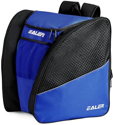 EALER SBH202 Schlittschuhtasche, Schlittschuh-Rucksack, Rollschuhe, Skischuhtasche, EIS- & Inline-Skate-Tasche – Große Kapazität, wasserdichte Schutzausrüstung