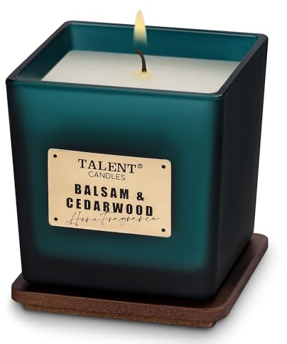 TALENT Scented Candles, Soy Candles for Home Scented, 7.05oz, Aromatherapy Candles with Lid, Candle Gifts, Balsam & Cedarwood