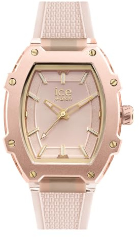 ICE-WATCH - Ice boliday Light Pink - Montre Rose pour Femme avec Bracelet en Silicone - 023322 (Medium)