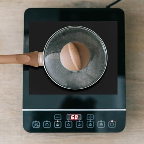 Tappetino per piano cottura a induzione in silicone, adattatore per piastra a induzione riutilizzabile resistente al calore Tappetino per fornello in silicone Piastra adattatore a