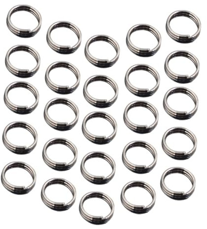 Milisten 100stücke Pack O-Ringe Aus Metall Nachfügewerkzeug Flugringe Polringe O-formringe Zubehör Für Wellenringe