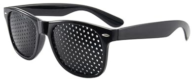Occhiali a griglia per addestramento oculare, occhiali a griglia Pinhole Glasses, occhiali correttivi, occhiali da allenamento, occhiali anti-atigue per addestramento degli occhi, occhiali con fori