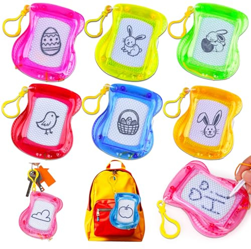16PCS Mini Magnetic Drawing Board Party Favors Bulk for Kids 4-8 8-12 Birthday Summer Goodie Treat Bag Stuffers Classroom Treasure Chest Carnival Prizes Box Toys Pinata Filler End of Year Student Gift