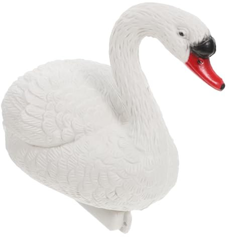 OSOLADY Simulated Swan Ornaments for Floating Swan for Garden Decoration Ornament for Outdoor Pool