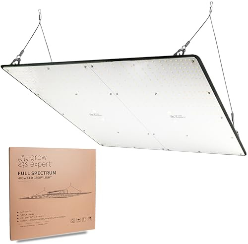 LED Grow Light 400W - Professional Plant Light with LED Samsung LM301D - 60cm x 60cm - Full Spectrum for Ideal Growth - Dimmable, Quiet Grow Light