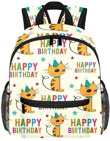 Niedlicher Kleinkind-Rucksack – Stofftexturdruck, moderne Kindertasche für Vorschule, Schule, Mädchen und kleine Kinder, Mehrfarbig 7, 25.4x10x30 CM/10x4x12 in
