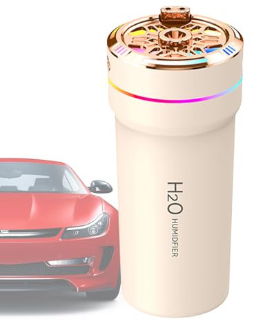 Smart Car Air Freshener - Humidifier Oil Diffuser, Small Scent Humidifier | Portable Intelligent Smart USB Freshener, Motion Sensor Scent Dispenser, Refillable Intelligent Car Fragrance Device For