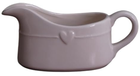 Saucière nordique en céramique avec poignée – Casserole simple pour jus de lait et rôtir – Ustensiles de cuisine ménagers élégants – Parfait pour les sauces et les sauces