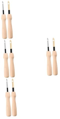 HOMSFOU 4pièces Aiguilles à Poinçonner Pour Broderie Diy Outils De Couture Pratiques Pour Débutants Et Artisanat
