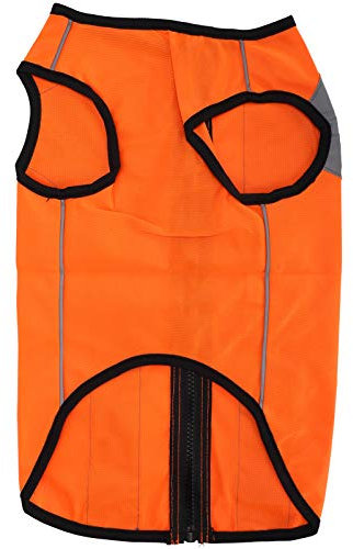 Pet Night Safety Clothing Glühe Jacke Leichte reflektierende Weste Reißverschluss für Hunde (XL)
