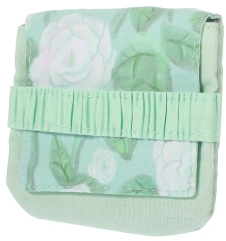 VALICLUD Exquisiter Menstruationsbeutel aus Stoff 13,5X12X1cm Multifunktionaler Hygiene Aufbewahrungsbeutel für Frauen Kompakte Tampon und Damenbinden Tasche für Diskrete Nutzung