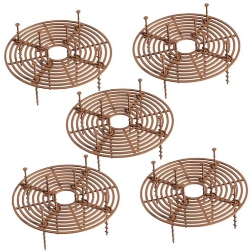 JOINPAYA 5 Piezas Cubiertas para Macetas Rejilla de Protección para Plantas Protector de Suelo para Macetas Accesorios para y Pequeño