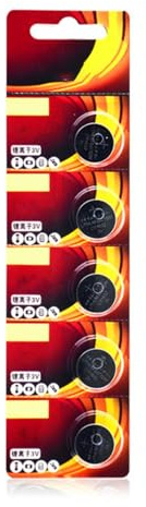 Piles bouton CR1625/1632/1620/1616 à 5 poteaux 3 V pour électronique Design étanche
