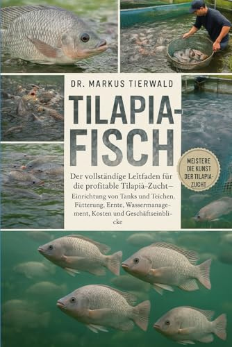TILAPIA-FISCH: Der vollständige Leitfaden für die profitable Tilapia-Zucht, die Einrichtung von Tanks und Teichen, die Fütterung, die Ernte, das Wassermanagement, die Kosten und die Geschäftseinblicke