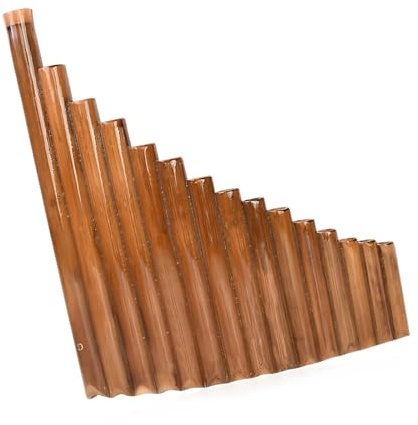 Panflöte Für Erwachsene 15 Pfeifen G Honart Bambus Panflöte Traditionelles Holzblasinstrument(Left Hand)