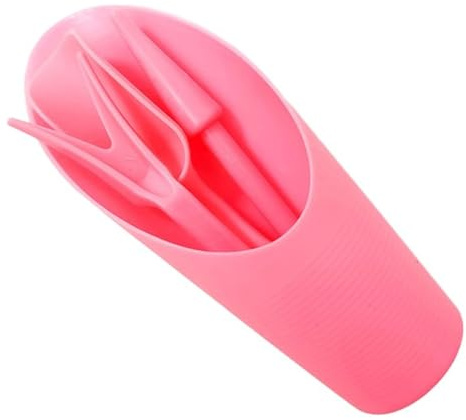 Gettimore Set di 4 attrezzi da trapianto da giardino, in plastica, con trapiantatore, cucchiaio, pala a secchio e perforatore, per piante grasse e giardinaggio