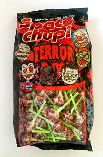 Space Chupi Terror Caramelo con Palo Bolsa 100 ud 950 g