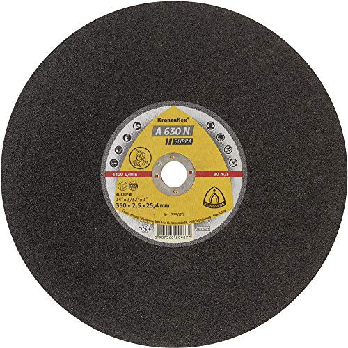 NEU! Klingspor A 630 N Supra Trennscheibe | 300 x 2,5 x 25,4 mm | 10 Stück | gerade
