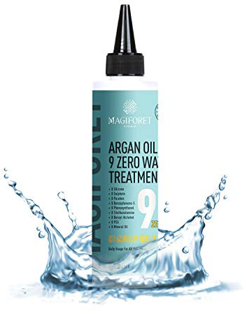 Haarbehandlung, Haarmaske, MagiForet Arganöl 9 Zero Hair Water Treatment, mit natürlichen Keratin, Protein, Sulfat freier Reparaturkonditionenund Volumizing