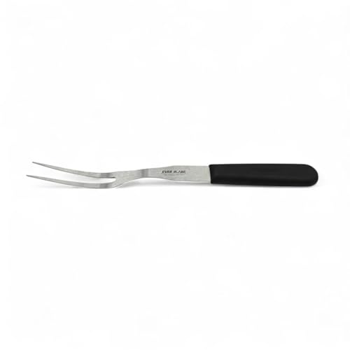 EVER BLADE 13 Cooks Fork Black BBQ Colour Coded – High Carbon Stainless Steel Meat & Carving Fork, Razor Sharp, Heat-Resistant Non-Slip Handle, Dishwasher Safe Professional Kitchen & Grill Tool