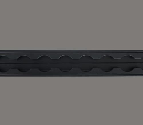 Airlineschiene schwarz eloxiert C35-2 Meter - Eckprofil - 28x11mm Made in Germany