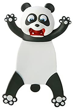 Telituny 3D Lesezeichen Kinder, Cartoon-Tier-Stereo-Lesezeichen personalisiert, Funny Wacky Bookmark Set Tiere Schreibwaren Kreatives Geschenks für Student Jungen Mädchen(Sichuan-Großer Panda)