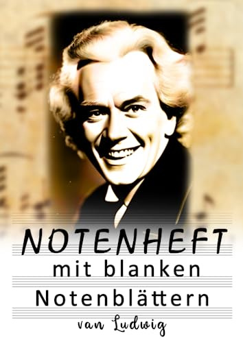 Notenheft mit blanken Notenblättern: DIN A4 100 Seiten mit 10 Notenzeilen / Systeme pro Blatt Für Schüler Lehrer Profi-und Hobby- Musiker geeignet ... fürs Komponieren und Aufschreiben von Noten