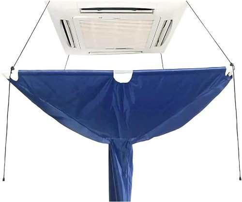 Cubierta Impermeable para Limpieza de Aire Acondicionado, Cubierta de Limpieza para Aire Acondicionado, Cubiertas Completas Impermeables, Lavado de Polvo Reutilizable para Techo de condición