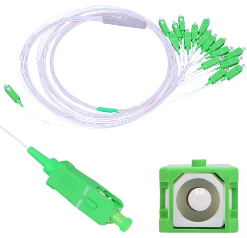 EXTRALINK Lan Splitter SC/APC 1:16 PLC - Cavo ottico 900um, 1,5 m, splitter Ethernet, LAN, cavo ottico, splitter in fibra ottica per reti FTTH