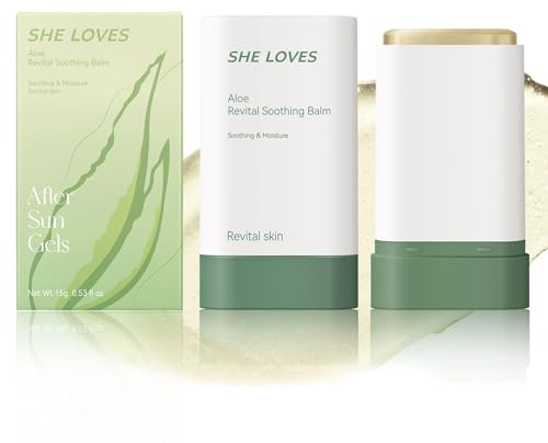 Shefave Original Solid Balm Stick with Aloe Vera, Body Balm Stick for Dry Skin, Chafing, Skin Irritations & More - Cuticle Balm Stick, Lotion Stick