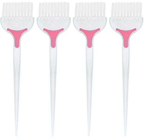 Kichvoe 4piezas Brochas Para Teñir Cabello y Peines De Coloración Herramientas De Salón Para Aplicación Suave De Tinte Para Cabello Rizado o Liso