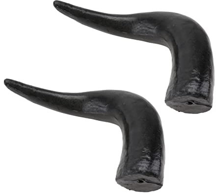COSMEVIVI 1paar Imitation Ox Horn Haarschmuck Kopfbedeckung Simulierte Horn-haarreifen Für Karneval Halloween Und Kostümpartys Für Kreative Projekte Und Handarbeiten