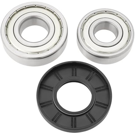 YINETTECH 1 Set Trommellager Und Dichtungssatz für Waschmaschine 6305ZZ 6306ZZ Lager 37x76x9,5/12mm Wellendichtungssatz Kompatibel mit LG 4036ER2004A Waschmaschine