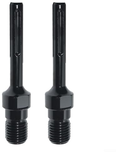 Kernbohrer-Adapter, 2er-Set, für den Einsatz mit Hammer und elektrischen Bohrmaschinen (Plus)