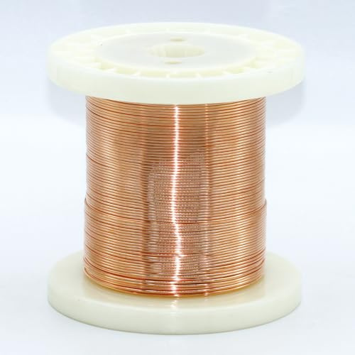 AlloyPlan1 Pound 18 Gauge 99.9% Copper Wire for Gardening, Electroculture, Bonsai, Jewelry Making Beading DIY Craft Pure Bare Copper Wire Spool, 213 Feet