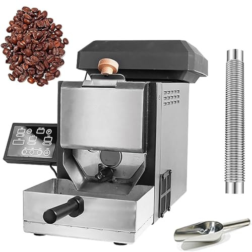 JODAIS Electric Coffee Bean Roaster Machine, 200g Smokeless Drum Roasting, Portable Smart Commercial Home Coffee Bean Roaster, Digital Display, Auto and Manual Modes