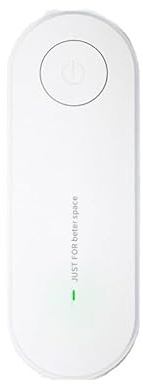 Luftreiniger Geruchskiller, Plug-in-Luftreiniger mit negativen Ionen für Badezimmer, Küche, Rauch, Autos, Haustiere, Formaldehyd und Geruch (white) (Weiß)