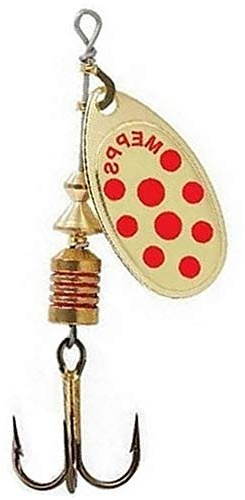 Mepp”s - Anzuelo especial de cucharilla para pesca de trucha, varios colores, OR POINTS ROUGE X1, 1