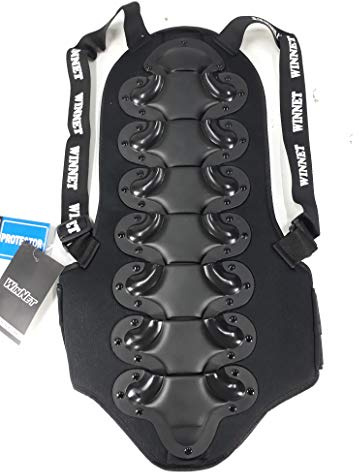WinNet Paraschiena da moto OMOLOGATO CE a vertebre snodate (M altezza 171-180 cm)