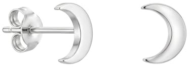 SOFIA MILANI - Damen Ohrringe 925 Silber - Ohrstecker als Mond - 20750